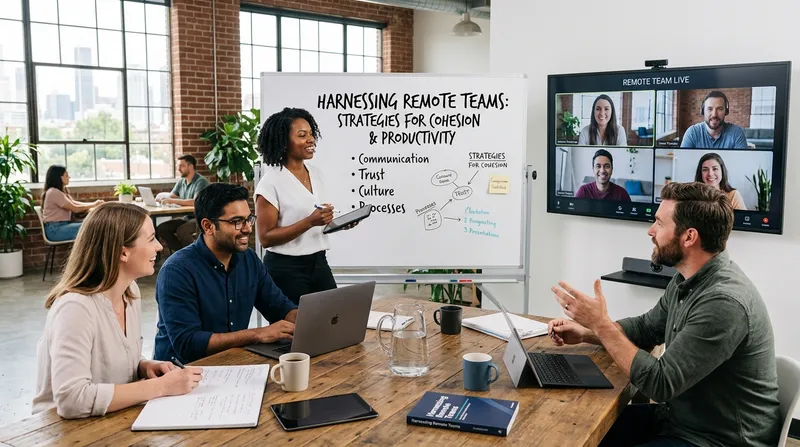 Harnessing Remote Teams: Strategies for Building Cohesion and Productivity