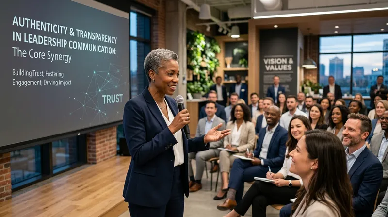 The Synergy of Authenticity and Transparency in Leadership Communication